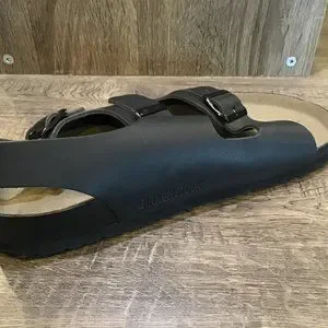 Custom Birkenstock Milano Sandals - Black Smooth Leather, Size 43 Regular Birkenstock | Shoes | Custom Birkenstock Milano Sandals  main image 4